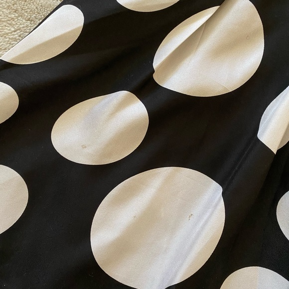100% Silk Club Monaco Polka Dot Skirt - size 4 - Picture 8 of 11